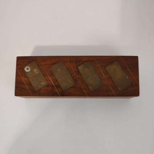 Wooden dominoes complete - wooden,