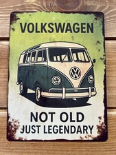 Vintage VW Bus Tin Sign retro