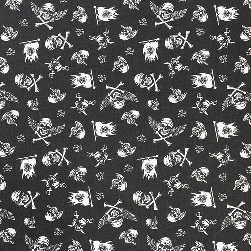 Pirate skulls black and white - pirate,