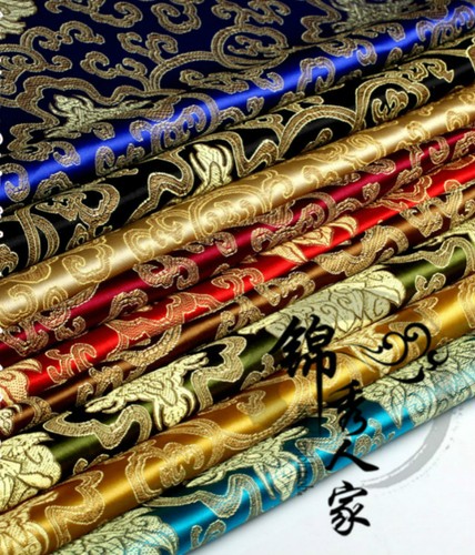 Chinese brocade floral - chinese, satin
