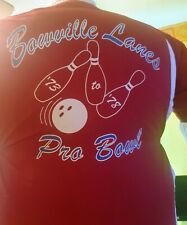 Rockabilly Bowling Shirt, 23" Pit To Pit.
