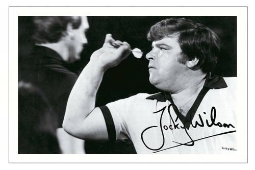 Jocky wilson signed autograph - signed,