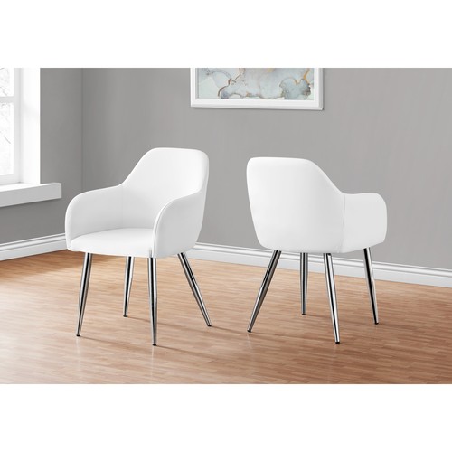 Set white faux leather - white,