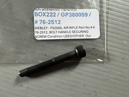 Spare part for webley - for,