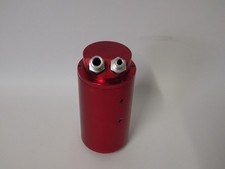 Red Oil Catch Can 0.5L Blue Anodised Motorsport Track Days Race Cars Bikes