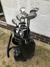 Full Set Golf Clubs & Bag Trolley Bridgestone Whopper MacGregor Fazer Howsen