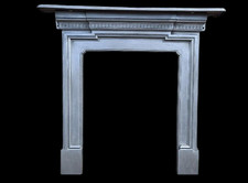 RESTORED VICTORIAN / EDWARDIAN CAST IRON FIREPLACE FIRE WOODBURNER SURROUND