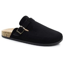Mens Faux Suede Clogs Slip On