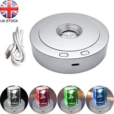 8 Color LED Light Plastic Base