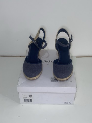 Redoute denim wedge sandals - la,