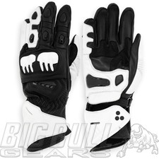Black White Racing Leather