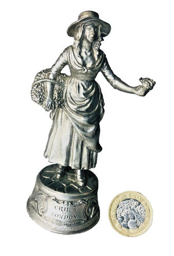 Cries london pewter figure - cries,