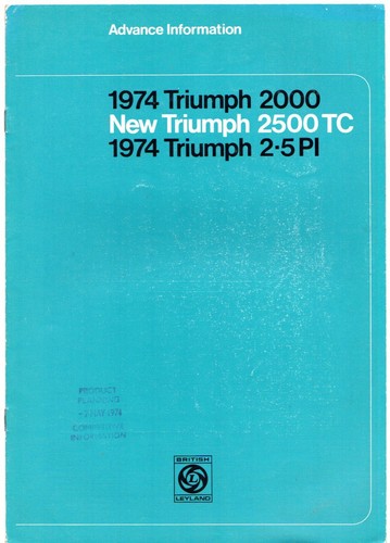 Triumph 2000 2500 5 - triumph, 2.5