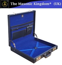 Grand Apron Hard Case | Masonic MM/WM | Provincial Briefcase made from leather