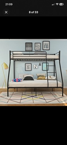 Bunk bed with single mattress - with,