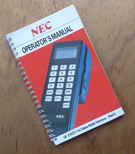 Vintage operator manual - vintage, operator's