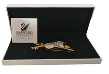 Swarovski Violin Brooch Pin