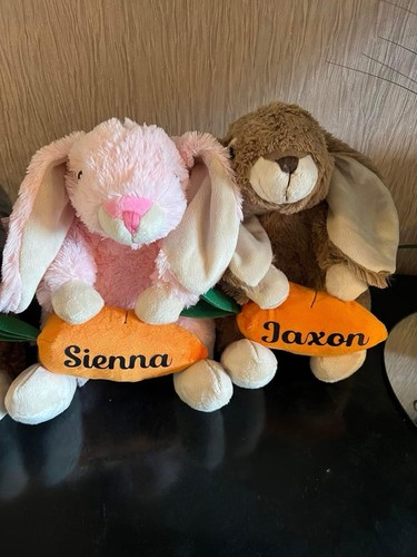 Personalised easter bunnies - easter,
