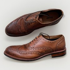 Dune London Tan Leather Brogue