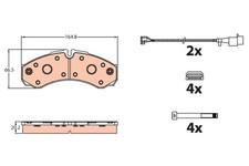 TRW Brake Pads GDB2109 Iveco