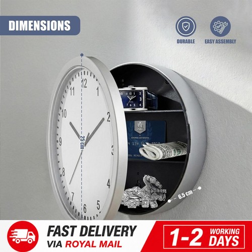 Wall clock hidden safe - safe, secret