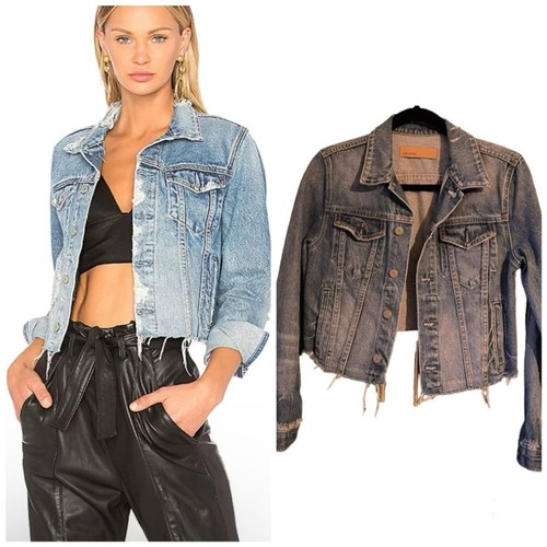 Grlfrnd cara cropped denim - grlfrnd,