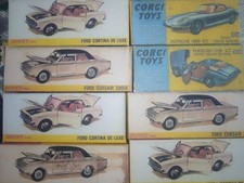 Dinky-Corgi 159 / 169  / 324  / 152 / 419 / 200 / 234 / 374 replica boxes
