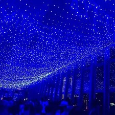 Blue LED Star Backdrop 4x4m