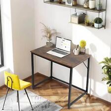 Desk Computer PC Laptop Home Office Work desk, Study Writing Brown Rustic Style