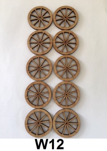 Old cart wheels - x,