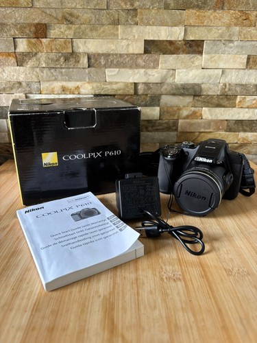 Nikon coolpix p610 0mp - coolpix, 16.0mp