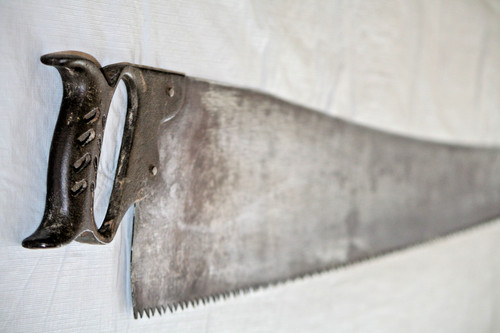 Antique ice saw inch blade - antique, 30"