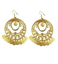 Gold Coin Gypsy Earrings