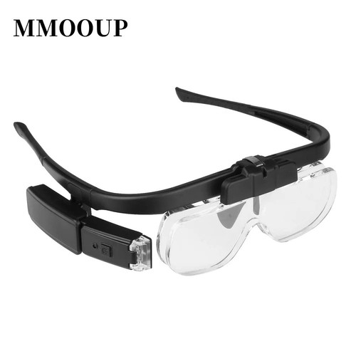 450 magnifier glasses with - 450%,