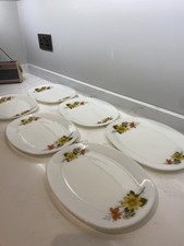 Set of 6 Vintage JAJ Pyrex