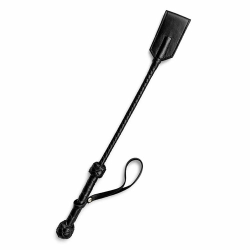 Leather riding crop 50 - leather, 19.7"