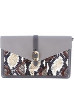 FENDI BUSTINA BROWN LEATHER