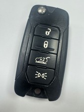 GENUINE JEEP 4 BUTTON REMOTE FLIP KEY FOB RENEGADE ETC. TESTED & WORKING !
