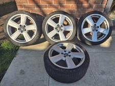 GENUINE Audi 18 INCH XL Alloy Wheels A4 S4 S-LINE ET43 + FAST UK ?? DELIVERY!