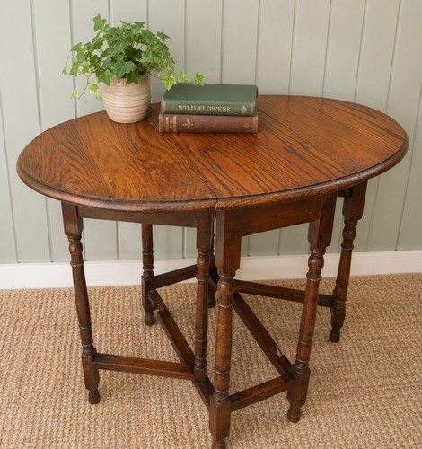 Vintage oak gateleg drop - vintage,