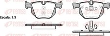 Brake pads Rear Axle 0381.70