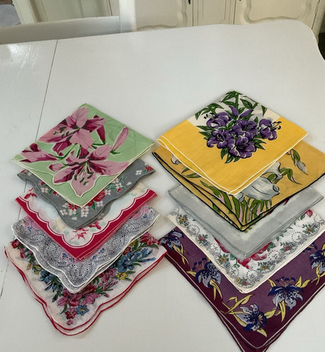 Vintage ladies hankies lot - vintage,
