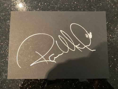 Randy mamola signed mount card - mamola,