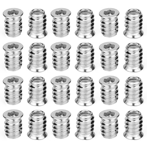 Threaded sleeve for wood m6 - wood,