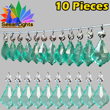 10 Aqua Marine Leaf Chandelier