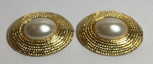Vintage shoe clip faux pearl - vintage,