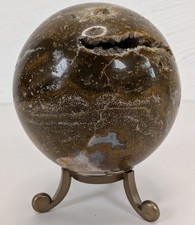 Natural Gemstone Sphere Jasper Crystal Ball Healing Minerals 70mm 460g