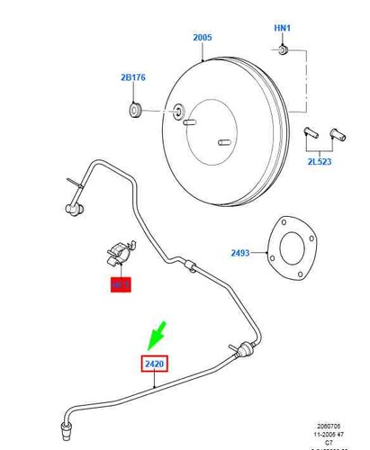 Ford transit connect mk1 brake - ford,