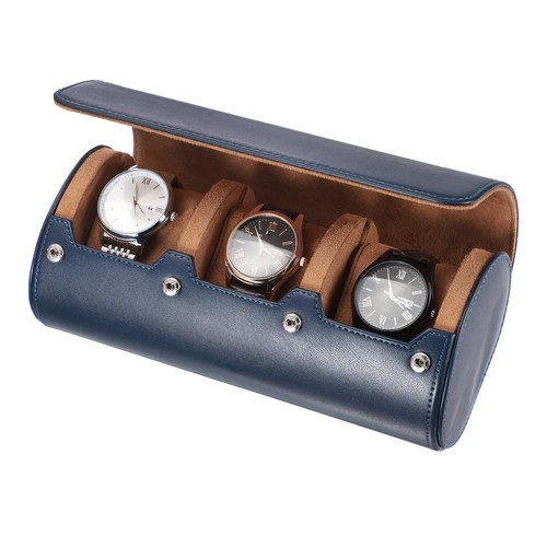 Leather watch travel case - watch,