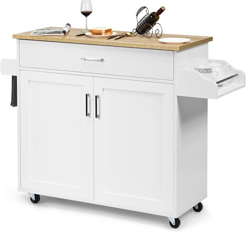 Kitchen island cart rolling - kitchen,